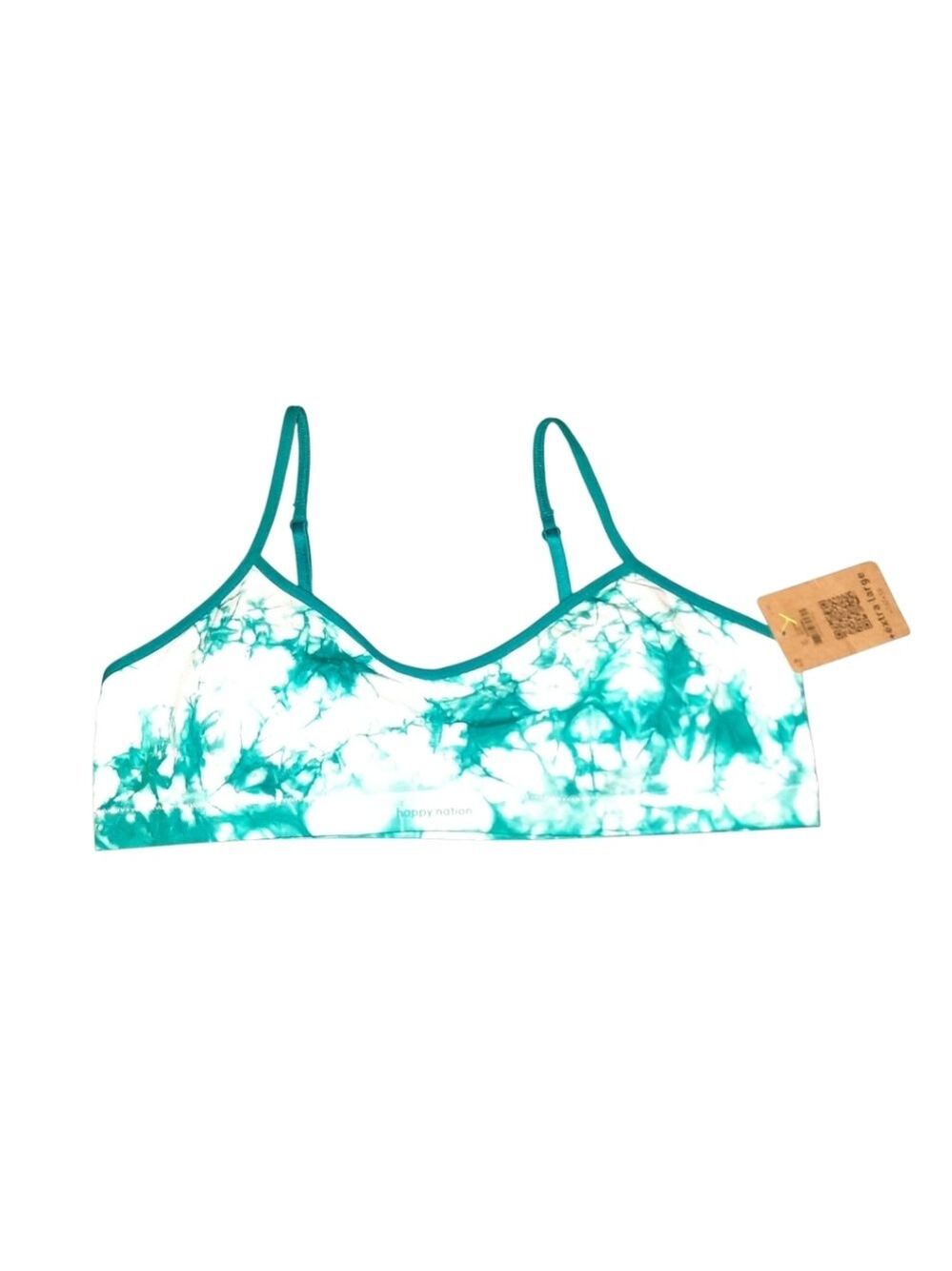 Happy Nation Tie Dyed Girls Bralette XL 14/16 NWT